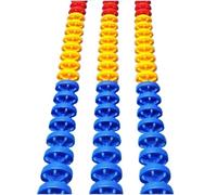 Corde de sécurité avec flotteurs Séparateurs de couloirs de Piscine Corde de sécurité Flottante Professionnelle for Piscine(15cm,19/62.34FT)