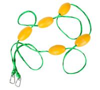 Corde de sécurité de piscine - chaîne de voies de natation de 16,4 pieds, bouées durables, crochets en acier inoxydable, visibilité efficace | Rope de diviseur flottant pour garçons filles nag