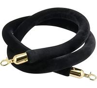 Corde de sécurité en velours barrière de sécurité, Corde de support en velours avec crochet for le contrôle des foules, longueur 60-300 cm, paquet 2/3/4/5(1 Pack,60cm/2ft)