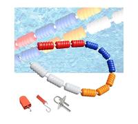 Corde de sécurité flottante de 6 m - Séparateur de voie durable - Installation facile pour parcs aquatiques et plages - Flottabilité améliorée pour des zones de baignade sécurisées