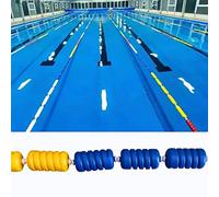 Corde de sécurité flottante pour piscines, séparateur de couloirs de 5 m/6 m/7 m avec bouées et crochets résistants aux UV, idéale pour les piscines et jardins intérieurs/extérieurs (bouée s