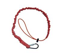 Corde de sécurité for le travail en Nylon, 6 pièces, corde Anti-chute, outil à haute altitude, lanière, guidon pour Tournevis, Pinces(Red)