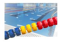 Corde de sécurité lumineuse de 15 cm, bouée flottante pour zones de danger pour la plage ou les voies navigables, séparateur de piscine coloré pour plus de sécurité et de visibilité