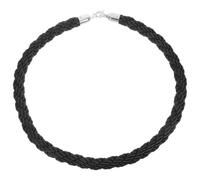 Corde de Sécurité Noire en Laine pour Barrière de Foule, Conférence | Design D’avertissement, Isolation Sûre et Fiable, Forte Résistance à Traction, pour Salons et Événements