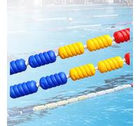 Corde de sécurité pour piscine 1 m - 18,3 m avec bouées - Ligne flottante durable pour piscines creusées - Barrière de piscine en nylon anti-vague - Accessoire essentiel pour la sécurité