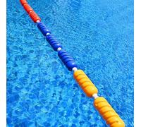 Corde de sécurité pour piscine avec flotteurs, corde de séparation de voie pour extrémité peu profonde et profonde, bouée de barrière pour une meilleure sécurité de la piscine