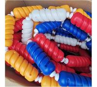 Corde de sécurité pour piscine avec flotteurs - Kit de séparation de voie de natation en nylon de 1 m pour usage domestique et commercial - Ligne de séparation de sécurité bleue durable pour la