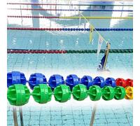 Corde de sécurité pour piscine avec flotteurs pour division profonde/peu profonde, câble métallique durable pour une séparation sécurisée de la piscine