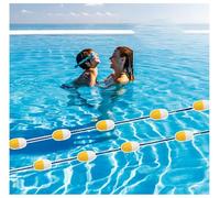 Corde de sécurité pour piscine, kit de séparation flottante pour compétitions professionnelles, corde durable et flotteurs pour la sécurité de la piscine