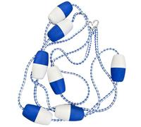 Corde de sécurité pour piscine - Multi-usage - Haute visibilité - Kit de flotteur - Pour entraînement à domicile, public, intérieur, compétition, course