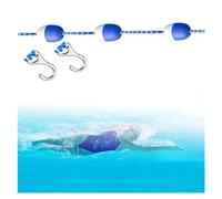 Corde de sécurité pour piscine - Séparateur de couloir flottant réglable avec 2 crochets, séparateur de piscine durable pour la sécurité et l'organisation, idéal pour les piscines et les act