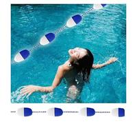 Corde de sécurité pour piscine - Séparateur de voie en nylon durable avec | Corde de sécurité durable avec bouées - Séparateur de voie efficace pour piscines familiales intérieur/extérieur