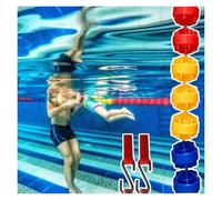 Corde de sécurité pour piscine - Séparateurs de couloirs en nylon durable pour une utilisation intérieure/extérieure, kit de sécurité idéal pour piscine, séparateur de couloirs pour une sécu