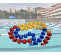 Corde de séparation de piscine réglable de 6 m avec flotteurs de 12,5 cm, idéale pour les piscines privées, avec ou sans débordement - Kit de ligne de flottaison pour une séparation efficace