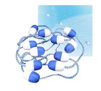 Corde de séparation de piscine sécurisée avec flotteurs de 600 cm - Barrière de sécurité pour enfants et adultes - Accessoire essentiel pour jeux d'eau durable et facile à installer