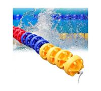 Corde de séparation de sécurité pour lignes de natation, kit de bouée de 15 m pour voies navigables, installation facile pour la plage et les parcs aquatiques, flotteurs de sécurité en câble