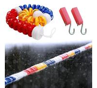 Corde de séparation de sécurité pour piscine avec design anti-vagues et fil d'acier Idéal pour marquer les zones dangereuses dans les parcs aquatiques et les piscines