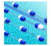Corde de séparation de sécurité pour piscine - Barrière flottante durable pour la séparation des voies, parfaite pour les zones peu profondes et profondes, améliore la sécurité de la piscine avec un