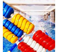 Corde de séparation de sécurité pour piscine et ligne de flottaison, kit de corde de bouée de piscine, ligne de couloir de nage flottante, corde de sécurité anti-vagues pour piscine(12m/40ft)