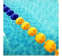 Corde de séparation de sécurité Professionnelle pour piscines publiques, Ligne Flottante Anti-Vagues avec bouées pour la séparation des couloirs, câble métallique Durable de 40 m (132 pi) po