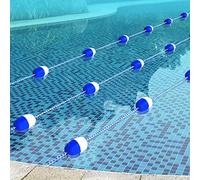Corde de séparation de voie de piscine améliorée 5 m en nylon flottant haute flottabilité pour séparation de l'eau, parfaite pour les piscines, équipement aquatique sûr et amusant