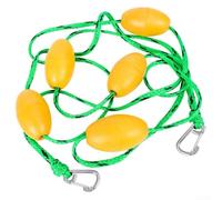 Corde de séparation de voie de piscine avec 56 bouées pour séparation claire des chemins de piscine et démarcation de sécurité, comprend des boutons-pression en acier inoxydable pour une fixation sûre