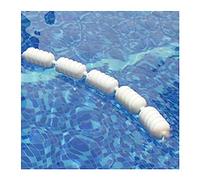 Corde de séparation de voie de piscine blanche de 15 m pour l'entraînement, la natation, le coaching et la compétition