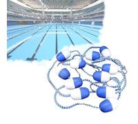 Corde de séparation de voie de piscine de compétition, marqueur de piscine en nylon de 39,6 m pour une visibilité efficace, séparateur d'extrémité profonde pour parcs aquatiques, sources chaudes et