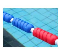 Corde de séparation de voie de piscine personnalisable - Ligne flottante de 1 à 23 m avec 2 crochets colorés pour entraînement de natation et décoration de piscine (7 m)