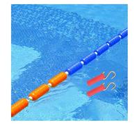 Corde de séparation flottante, Corde de sécurité for piscine, kit de corde et de flotteur de sécurité professionnel for piscine, concours de natation/obstacles sur les hauts-fonds(Dia 9cm/3.5in,13m/42