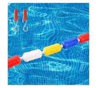 Corde de séparation flottante, Cordes de séparation de couloirs de natation flottantes, bouée de piscine, corde de sécurité anti-vagues for diviser les couloirs de natation au quotidien(3m/9.8ft)