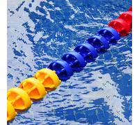 Corde de séparation flottante pour piscine avec flotteurs - Ligne de piscine en nylon pour la sécurité et les accessoires de piscine pour la natation Cetitive