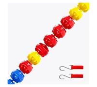 Corde de séparation flottante, REMYS Corde de sécurité for piscine, kit de séparation de sécurité for piscines avec flotteur, bouée en plastique for intérieur et extérieur(Steel Wire Rope,10m/32.8ft)