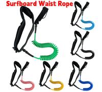Corde de taille de planche de surf SUP, longueur de traction maximale jusqu'à 10 pieds, ceinture de laisse pour la pratique intérieure du maire Blue