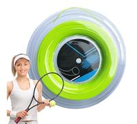 Corde de tennis absorbant les chocs - Rouleau de fibre de qualité supérieure de 200 m, ligne durable à haute tension, kit de cordes de jeu de balle, jeu de cordes performantes avec revêtement de