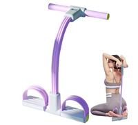 Corde de Tension 6 Tubes pour pédale avec comptage d'affichage LED, 28,5x43cm Résistance L'étirement Pédale Élastique Bande, Sit-up Bandes Résistance pour Ventre/Taille/Bras/Jambe