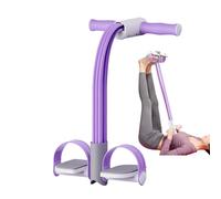 Corde de tension à pédale - Sangle de yoga fitness avec comptage vocal | Équipement d'entraînement multifonction pour abdominaux pour adultes et adolescents amateurs de sport