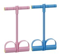 Corde De Tension élastique 6 Tubes, Bandes Mise à Niveau 6 Tubes élastique Fitness avec Pédales Poignées Cordes à étirer en Latex équipement De Résistance pour Domicile Gymnase Bureau C)