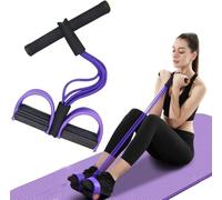 Corde de tension multifonction, 6 tubes élastiques pour pédale de yoga, bande de résistance, corde de tension en latex naturel, équipement de fitness, pour abdominaux, taille, bras, jambes, étirements