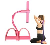 Corde De Tension Multifonction 6 Tubes pour Pédale,Corde De Résistance Musculation,Bande De Resistance Multifonctions,Elastique Musculation Abdos, pour Abdominaux, Taille, Bras, Jambes, Étirements-B