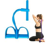 Corde De Tension Multifonction 6 Tubes pour Pédale,Corde De Résistance Musculation,Bande De Resistance Multifonctions,Elastique Musculation Abdos, pour Abdominaux, Taille, Bras, Jambes, Étirements-C