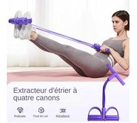 Corde De Tension Multifonction Bande De Resistance Musculation 4 Tubes Élastiques Pour Pédale De Yoga Bandes Extensibles-R