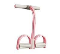 Corde de tension multifonction pour pédale de pied, résistance de fitness, bandes de traction rose 48 x 26 cm