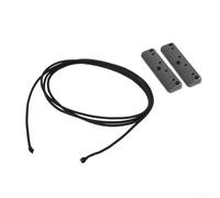 Corde de tension réglable pour armoire à suspendre - Sangle de sécurité pour placard de cuisine - Fermeture anti-basculement - Gris