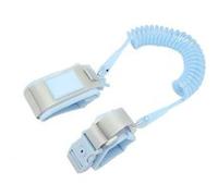Corde de traction 2M bébé enfants anti perte de poignet avec serrure à clé de sécurité bleu Bleu G