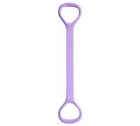 Corde de traction à huit caractères, dos ouvert, corde de traction pour fitness, corde élastique, sangle de traction, yoga, 8 caractères, extracteur Qld124 (violet, 40 cm)