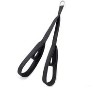 Corde de traction double longueur avec poignées ergonomiques conçues pour les exercices de traction des triceps, des tirages latins et des biceps (240 g)