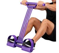 Corde de traction élastique portable pour abdominaux | Pédale de pied pour abdominaux avec résistance à la traction pour hommes, femmes, enfants, adolescents, ventre, taille, bras