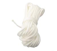 Corde de traction en nylon pour tronçonneuse et moteur de tondeuse à gazon, pour une longue durée de vie pour corde de recul, matériau en nylon blanc en plusieurs diamètres (2 m, 3 mm x 2 m)