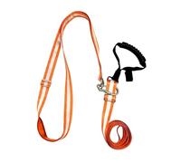 Corde de traction en nylon robuste avec bandoulière rembourrée et poignée antidérapante - Sangle réfléchissante orange pour élan, sanglier et ours, équipement de chasse et de camping.